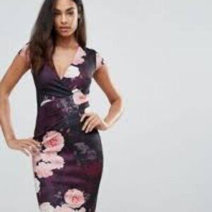 Jessica Wright Floral Midi Dress